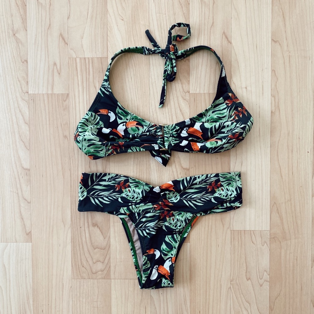 Caty Ferreira Tropical Print Bikini